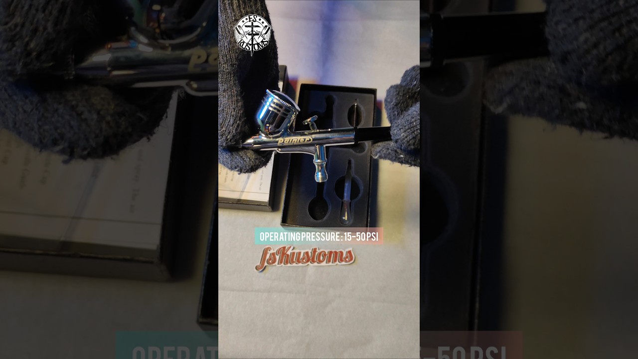 new 2025 Double Action Airbrush Ab_19 paint gun on Amazon unboxing #airbrush #unboxing #artist #asmr