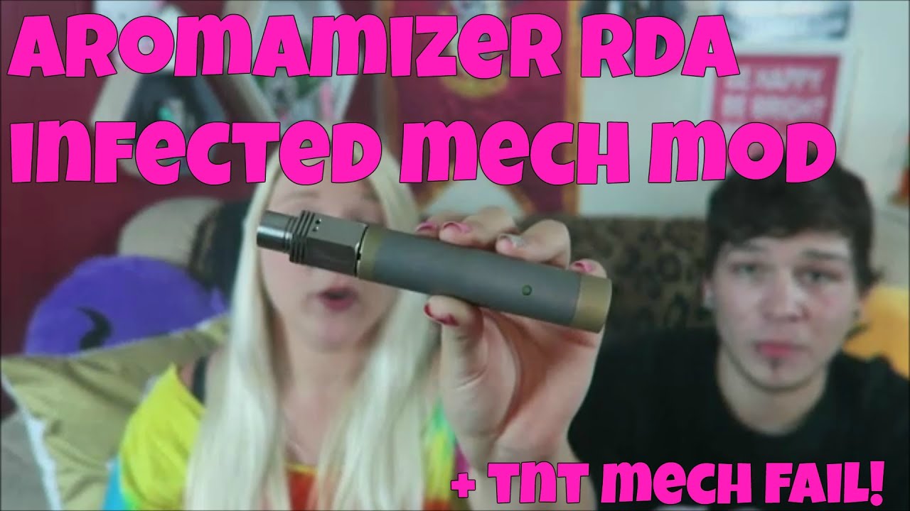 Aromamizer RDA + Infected Mech Mod! | TiaVapes Review