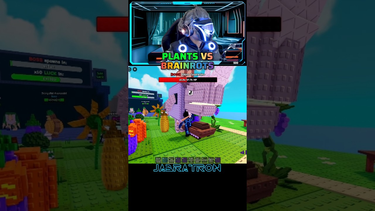 BOSS FIGHT in Plants Vs Brainrots😲😲😲