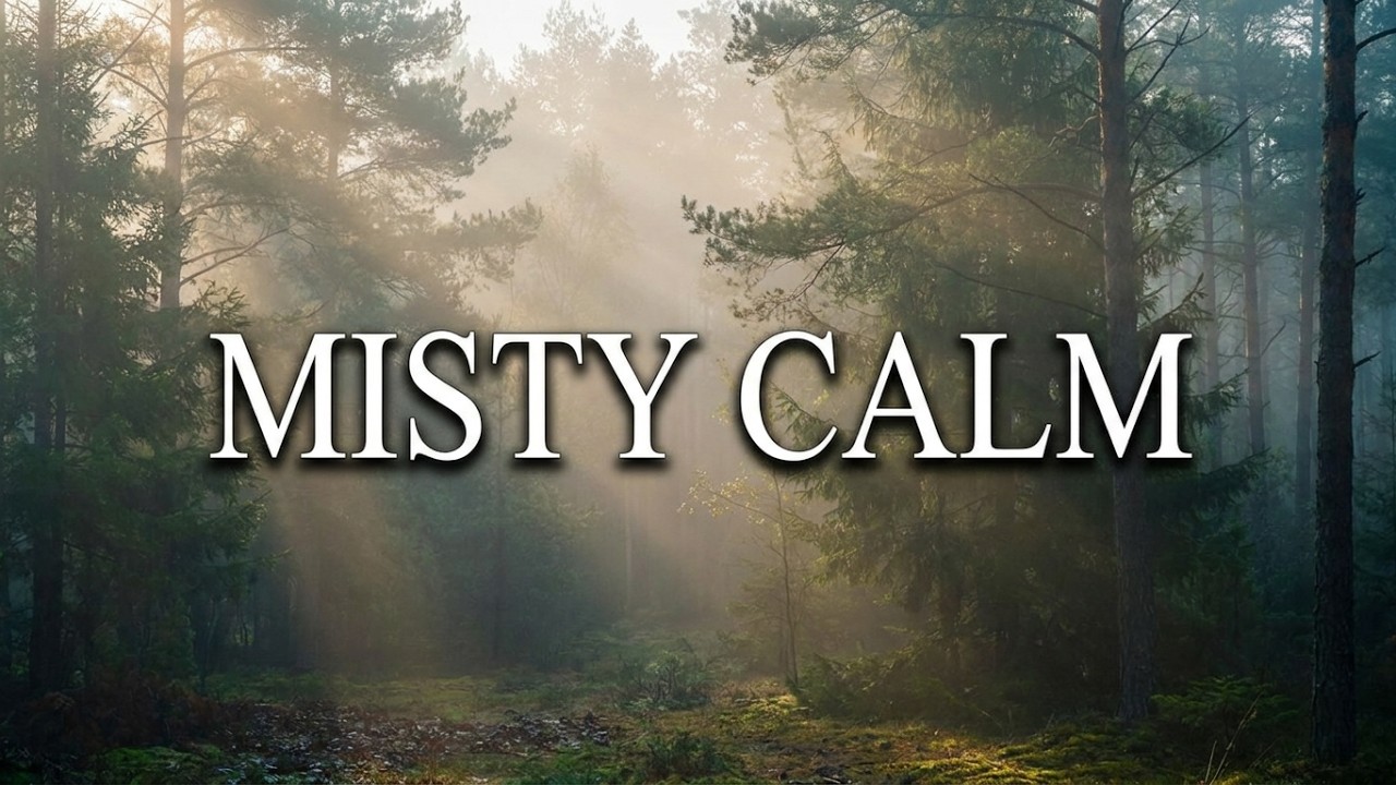 Misty, Foggy Spring Morning 🌄 | Peaceful Nature Sounds, Birds & Soft Dawn Ambience (1 Hour)