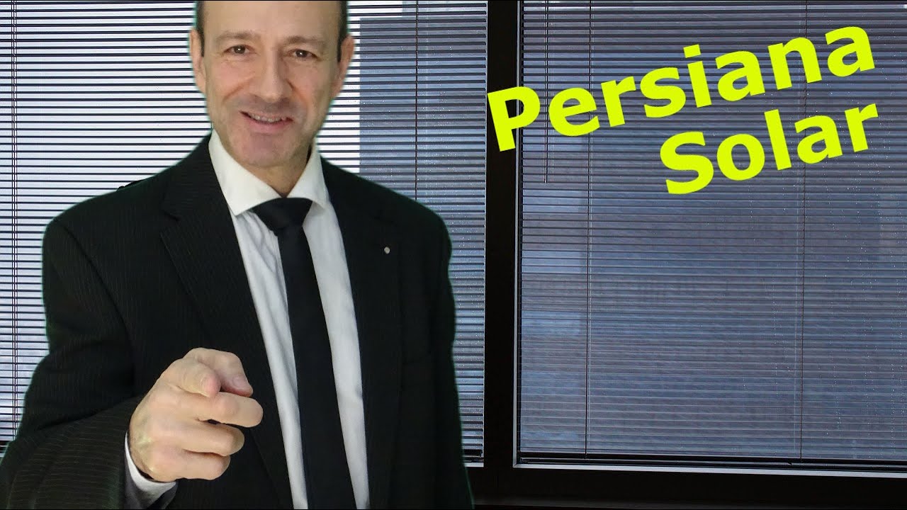 La Persiana Fotovoltaica. #Inventos