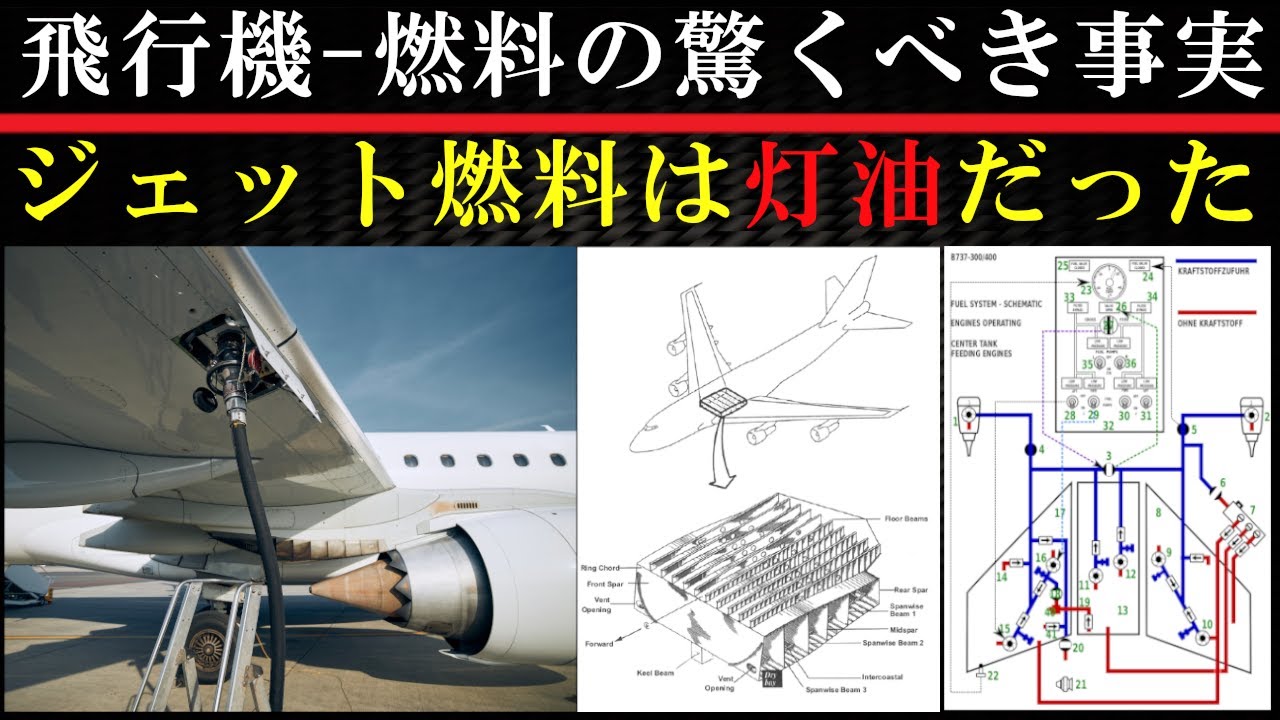 飛行機の燃料と巨大タンクを徹底解説！