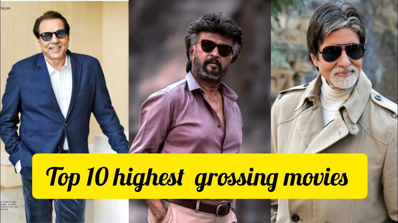 Top 10 highest grossing movies comparison Dharmendra🆚Amitabh Bachan🆚Rajnikant Who is your favorite 