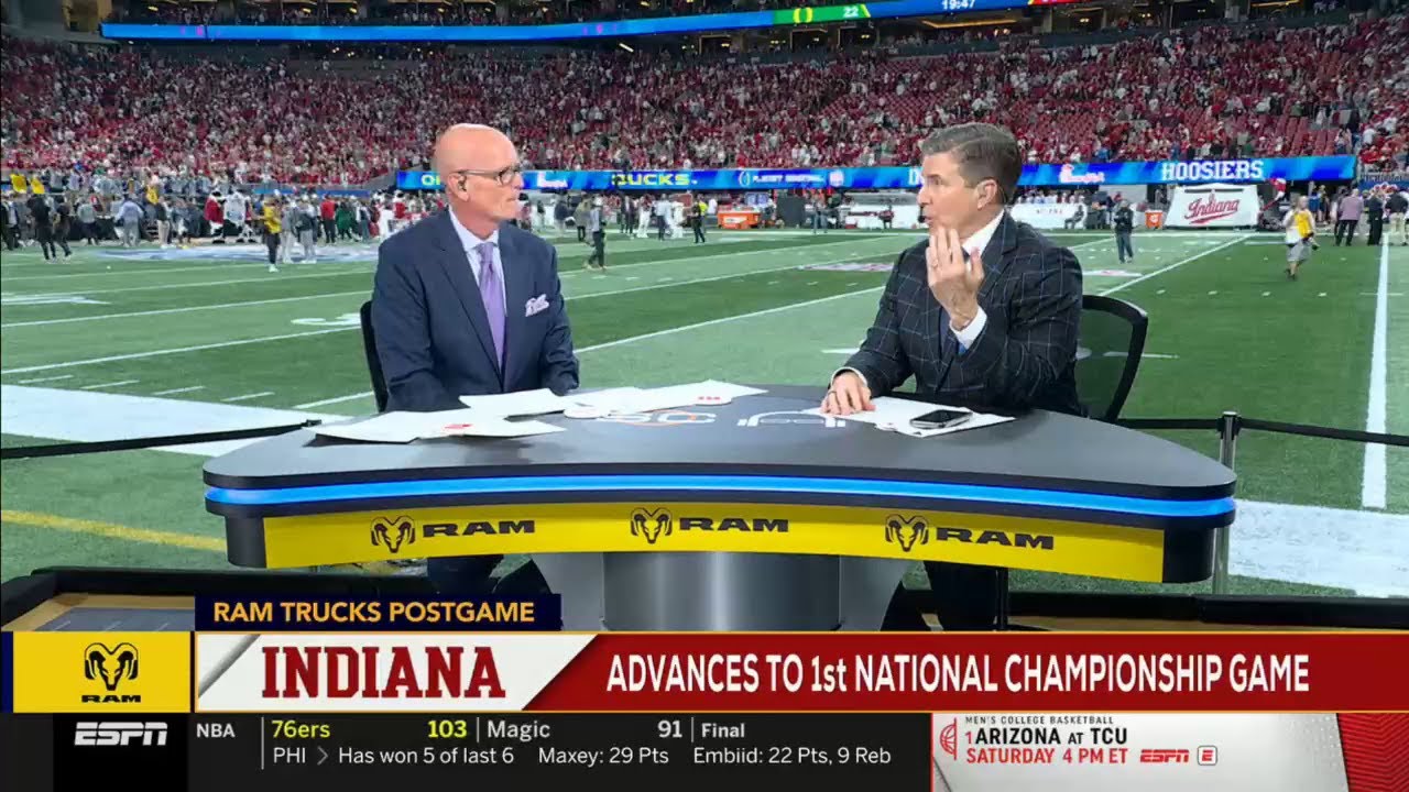 Indiana are winning CFP National Championship - ESPN reacts Mendoza shines 5-TD to beat Oregon 56-22