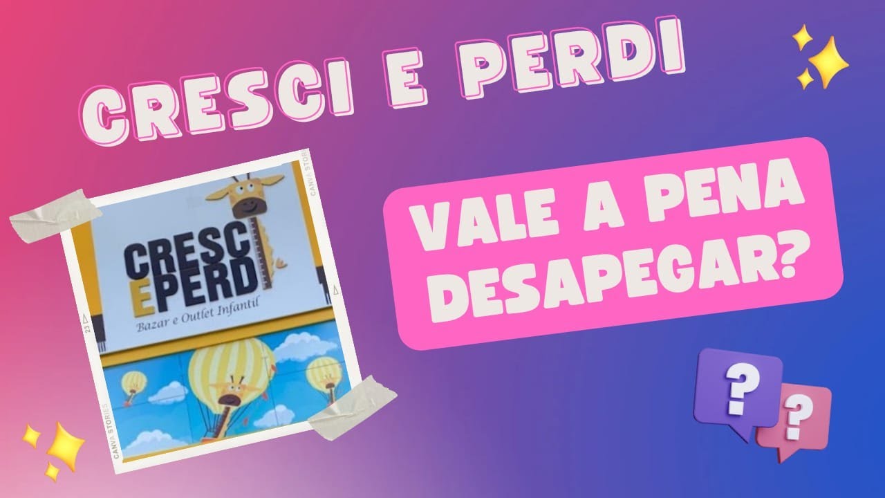 Desapego no CRESCI E PERDI - Vale a pena? Quanto eles pagam?
