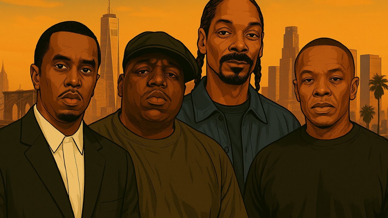 Brooklyn vs West Coast Rap Mix | Biggie x Diddy x Snoop x Dr. Dre | 90s Hip-Hop Vibes