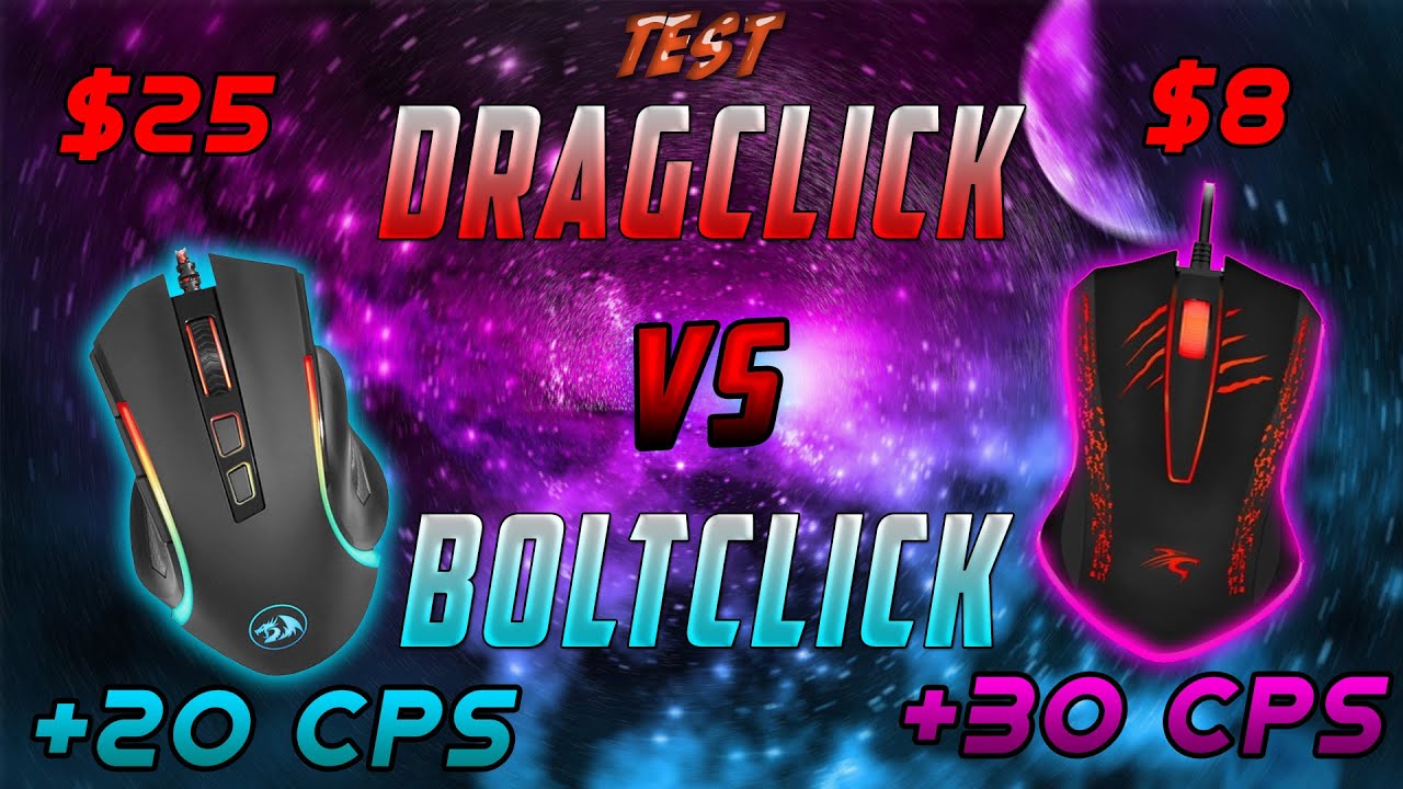 DRAGCLICK y BOLTCLICK con el mouse Redragon Griffin M607 Vs Sentey GS-3200 HANDCAM #StopAutoClicking