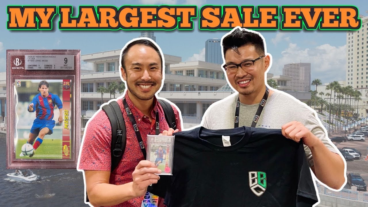 MY BIGGEST SOCCER CARDS SALE AT THE COLLECTORS CON SPORTS CARD SHOW