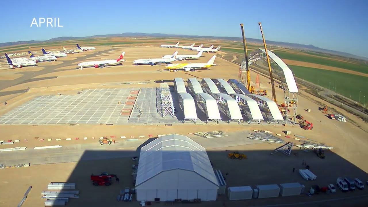Building A380 Hangar in Teruel (Spain) - STEP 1 -15/04/24