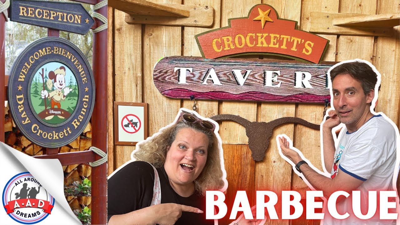 BUFFET CROCKETT'S TAVERN / BARBECUE DU DAVY CROCKETT RANCH DISNEYLAND PARIS