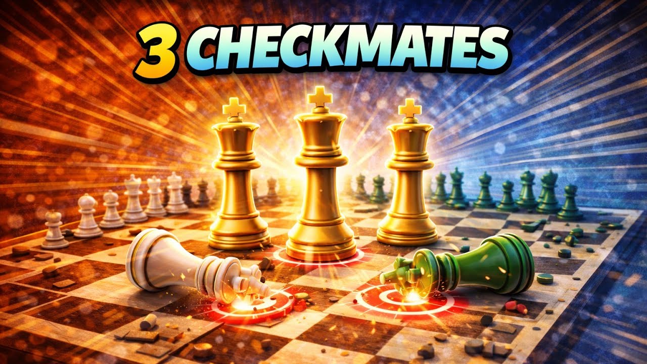 3 checkmates in a single game