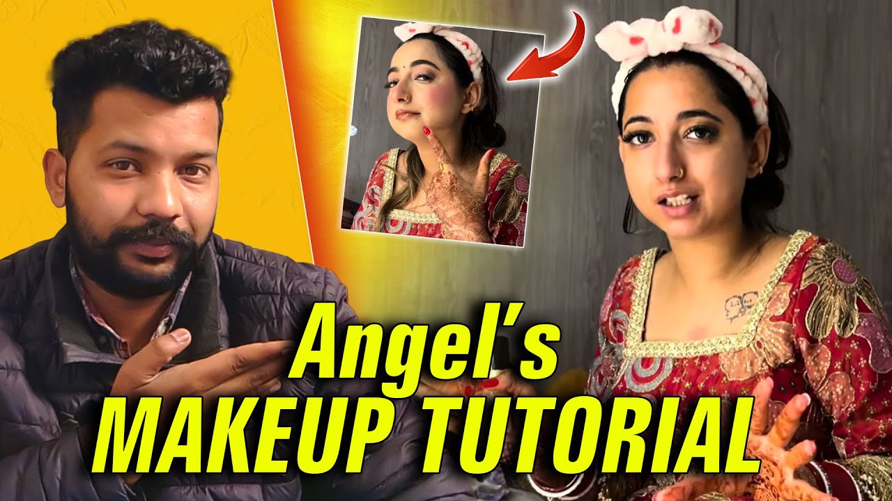 Angel’s MAKEUP TUTORIAL 🧜‍♀️ || Makeup Collection Wah 🤣😁😂 