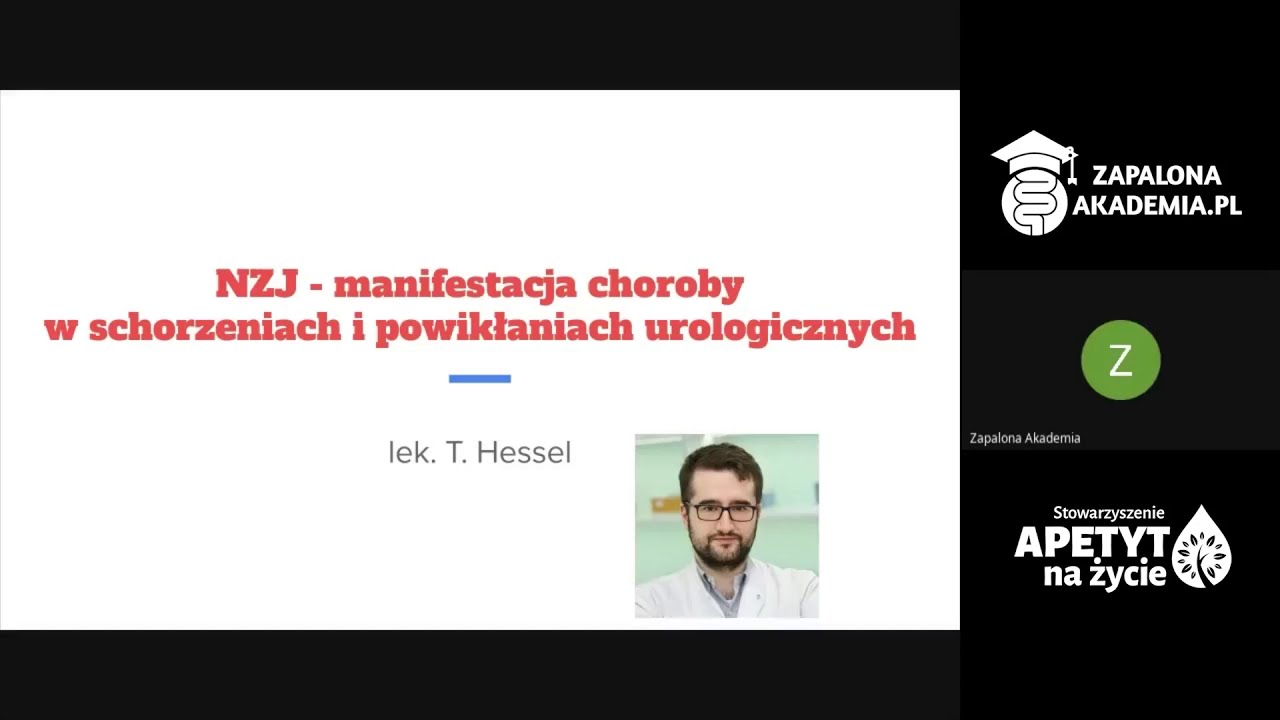Nieswoista natURO! zapalenia jelit z perspektywy Urologa - prowadzi lek. Tadeusz Hessel
