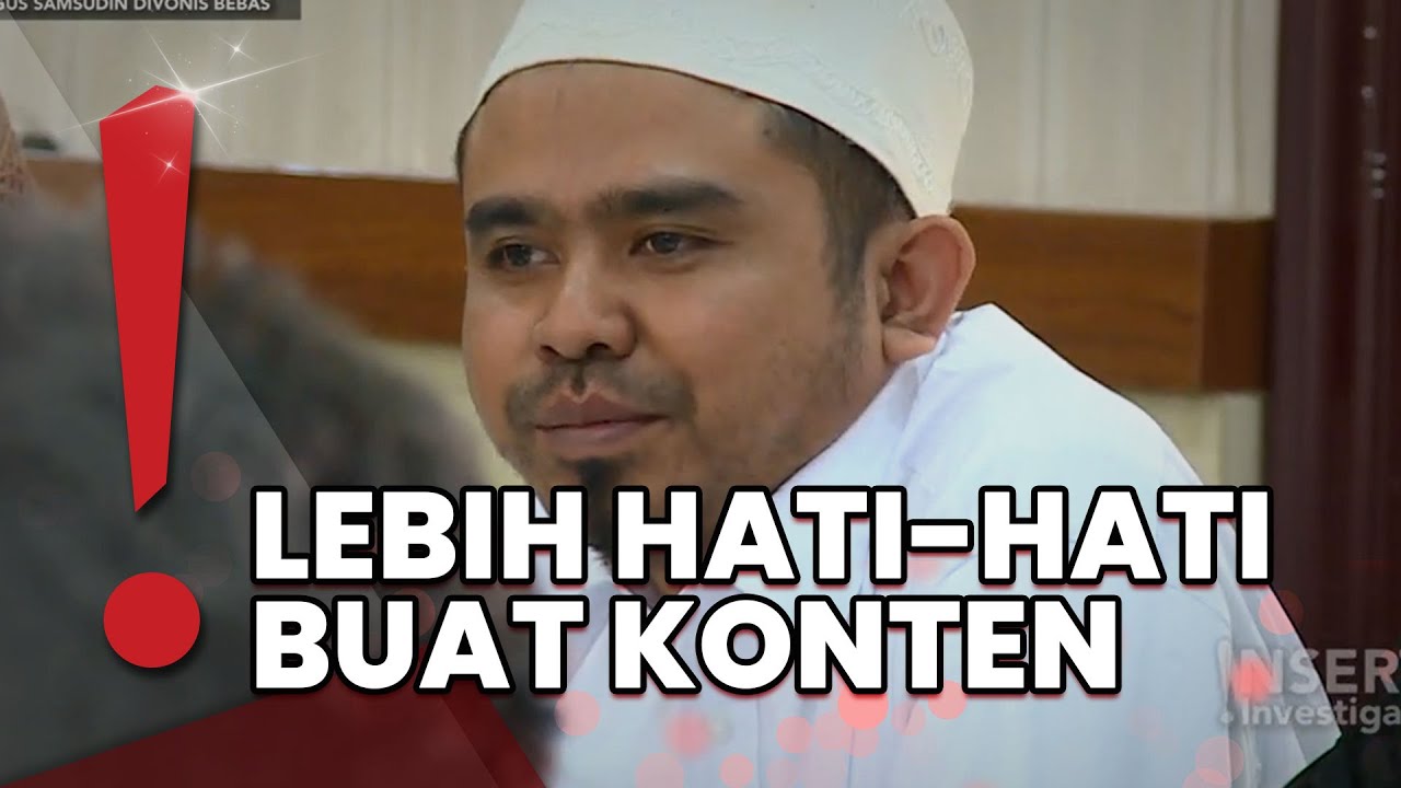 Gus Samsudin Bebas dari Penjara usai Tak Terbukti Langgar UU ITE