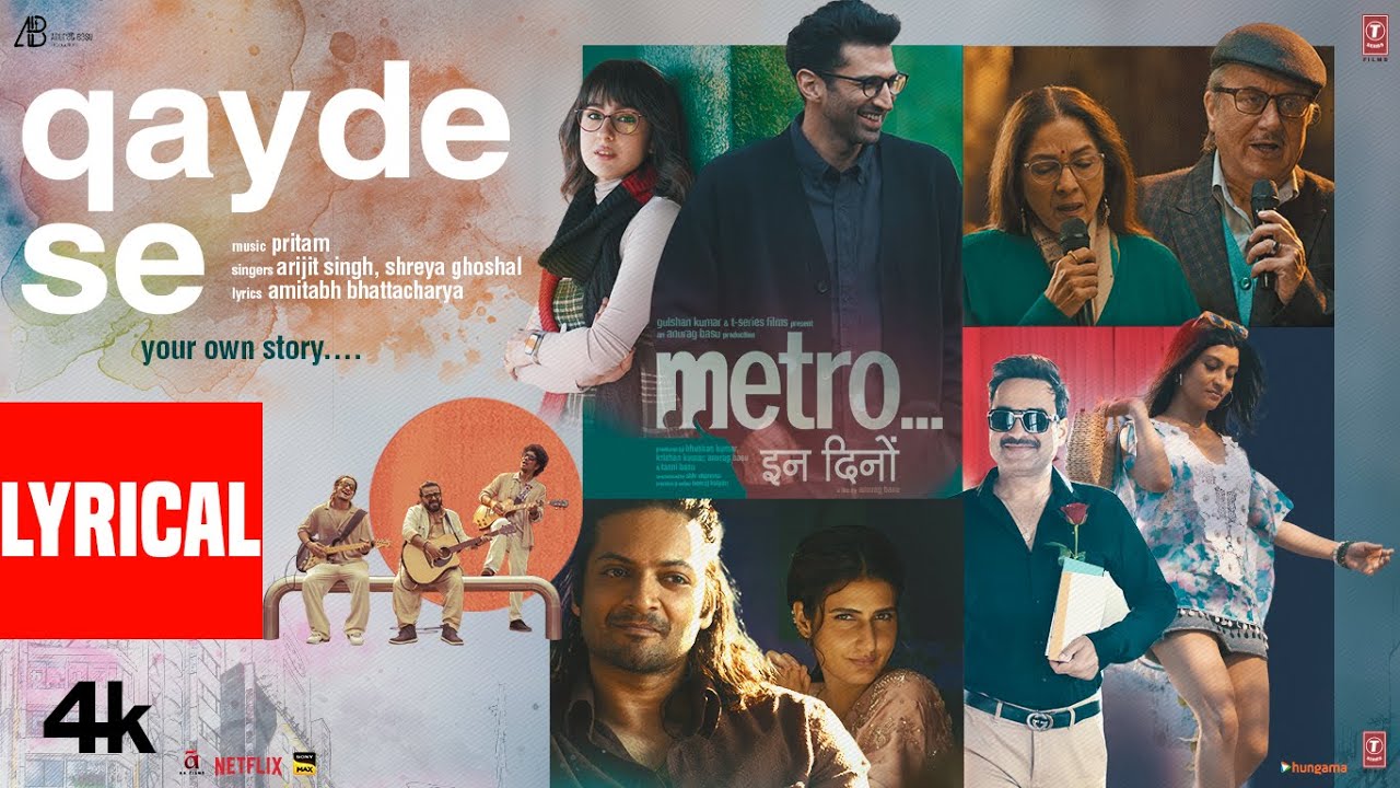 Qayde Se (Lyrical Video): Arijit Singh | Pritam | Amitabh Bhattacharya | Metro&hellip;In Dino | Anurag Basu