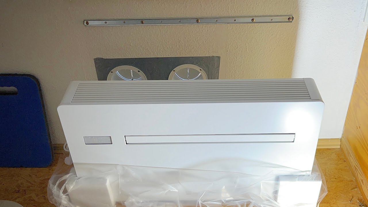 Eine Möglichkeit der Montage einer Wand Klimaanlage Innova 2.0 10HP