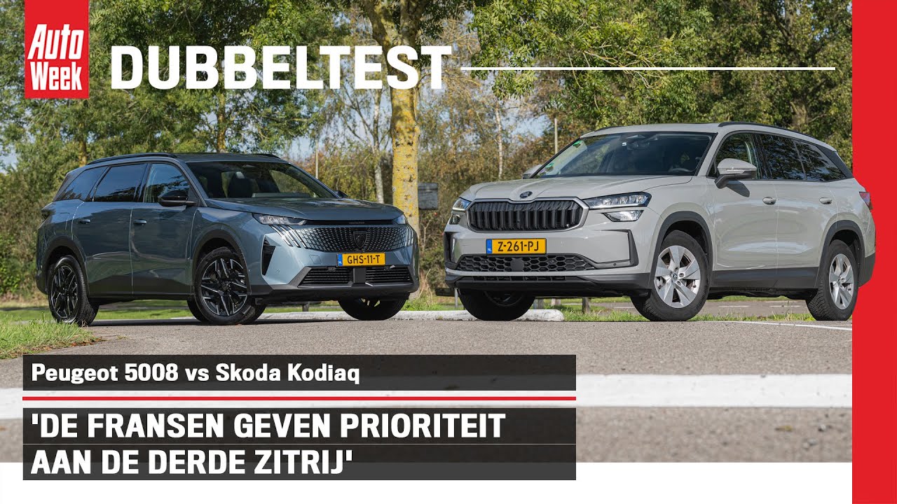 Peugeot 5008 vs. Skoda Kodiaq - AutoWeek dubbeltest