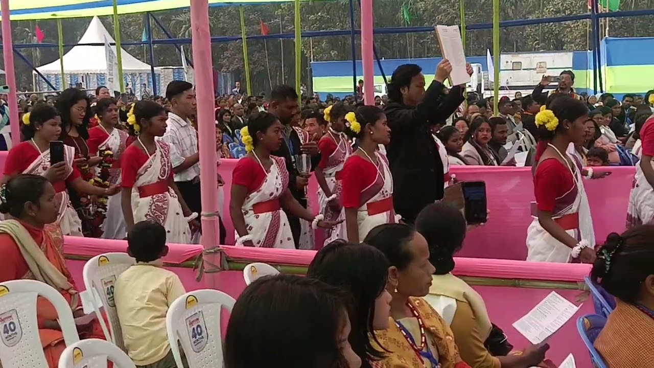 Bible enthronement by Byrnihat Parish at Byrnihat 