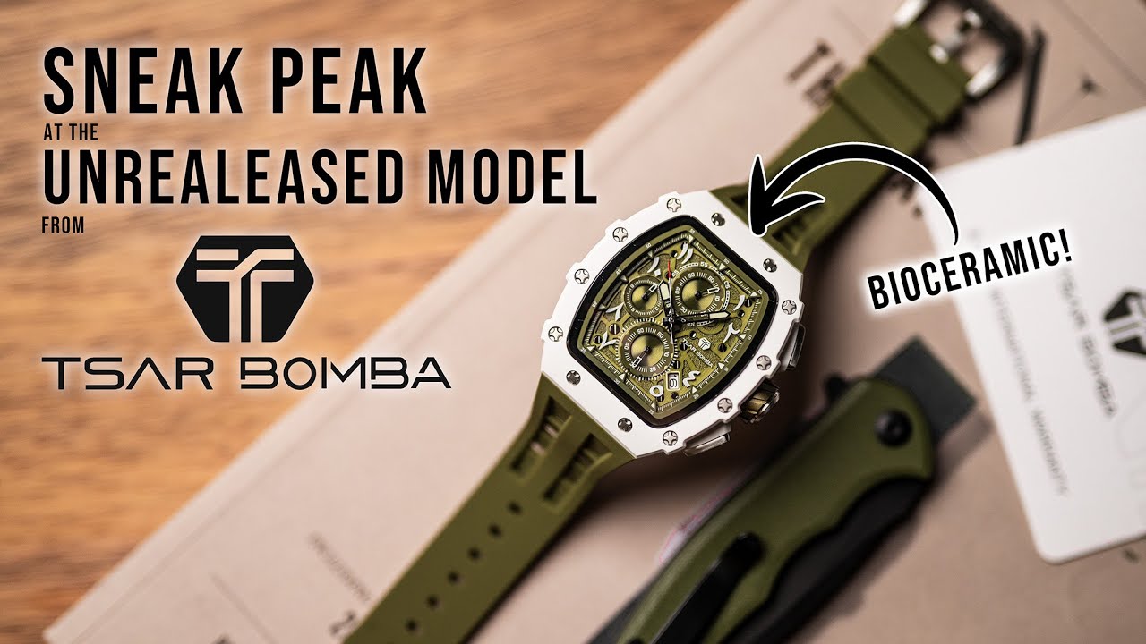 Watch Review of the latest release from Tsar Bomba. The BioCeramic, Elemental Series TB8204QA