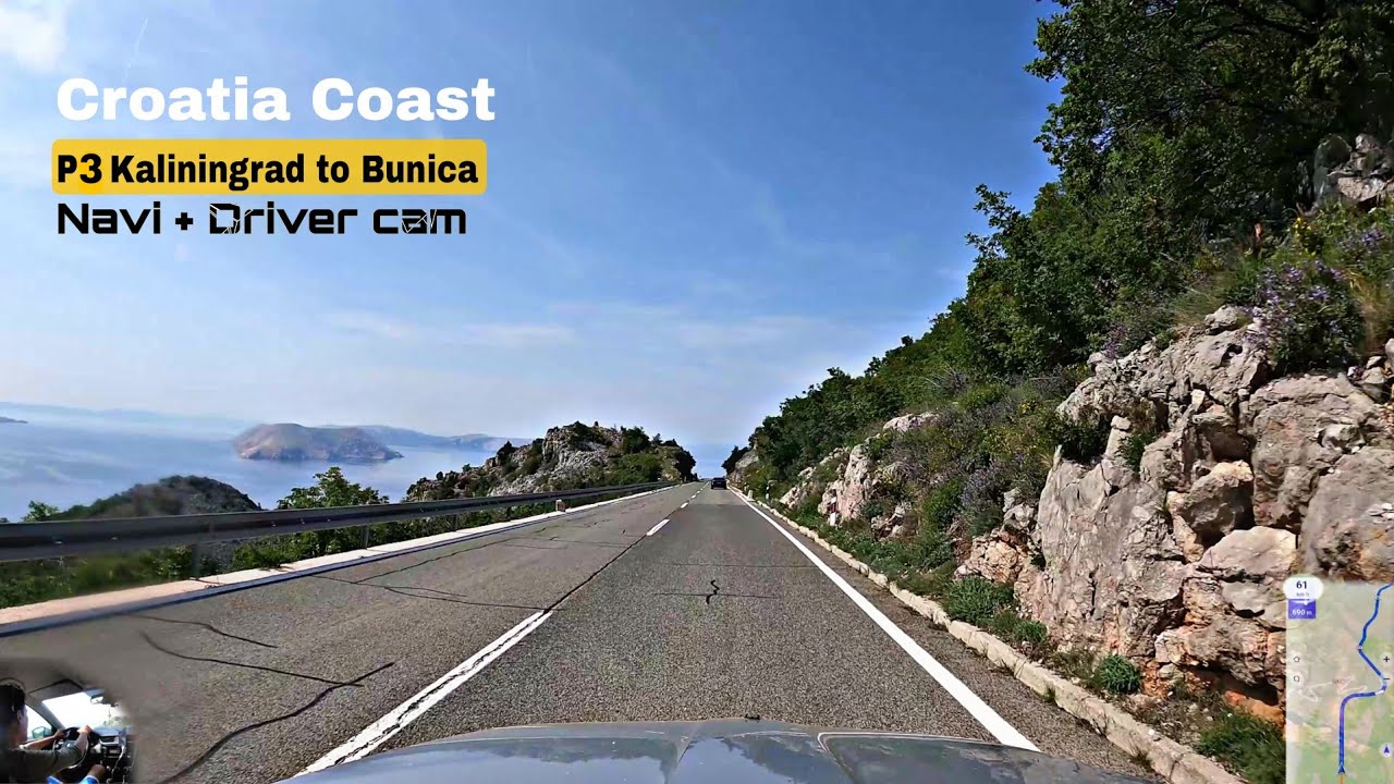 Croatian Coast P3 Panoramic Sea View from Starigrad kod Senja to Bunica