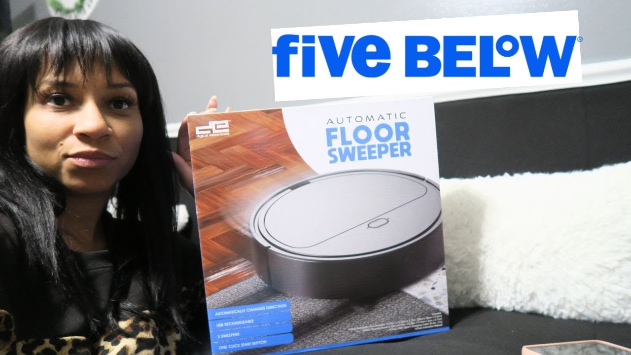 Trying The Floor Sweeper From Five Below | Vlogmas Day 4