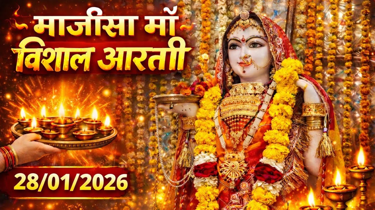 28 तारीख माजीसा माँ की दिव्य आरती | Majisa Maa Aarti Today ll 