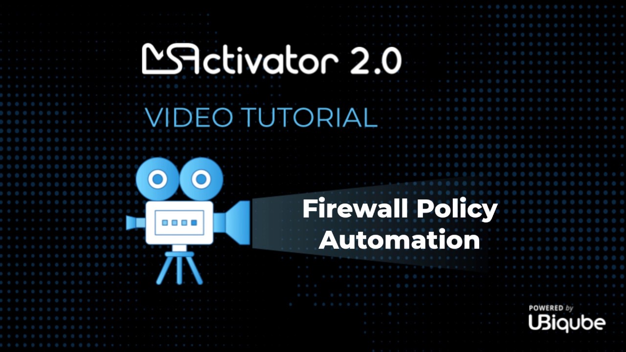 MSActivator 2.0 - development use case: iptables firewall automation