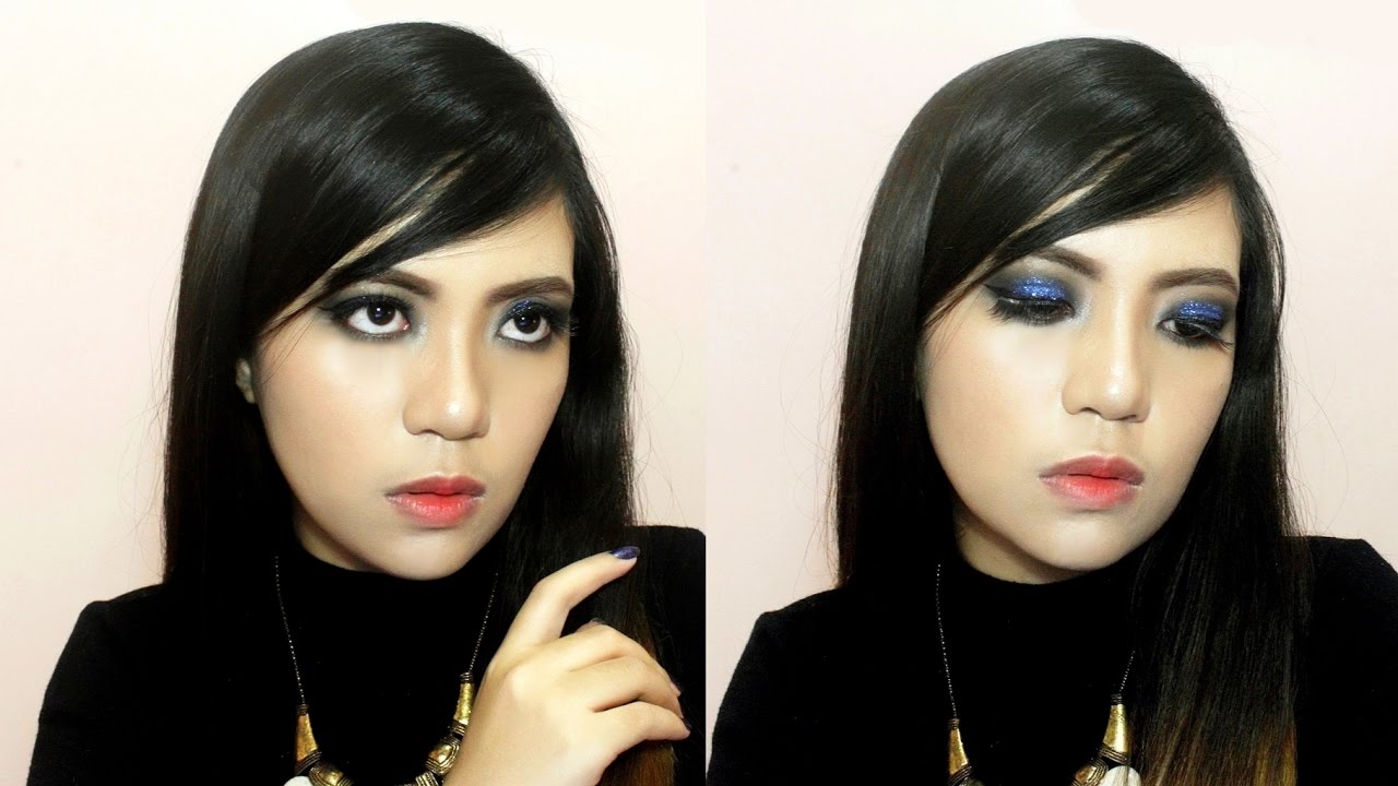 One Brand New Year's Eve Blue Sapphire Makeup Look ft. Maybelline | IamSharmaineR