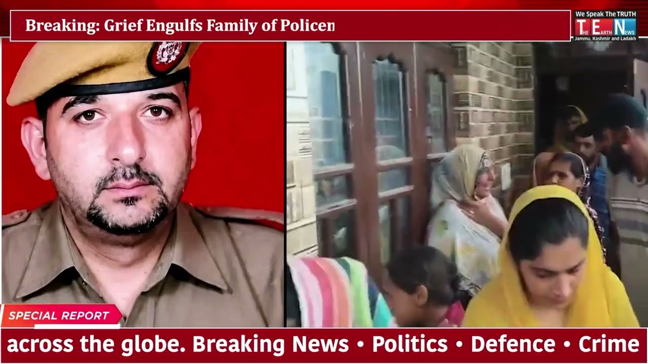 #anantnag: Nation Mourns Fallen Policeman, Family in Deep Shock