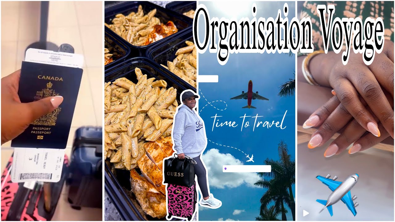 ✈️ ORGANISATION + PRÉPARATION VOYAGE COUPLE | Meal prep, Nettoyage,Courses, cils, Astuces 🛒🛍️💅🧽