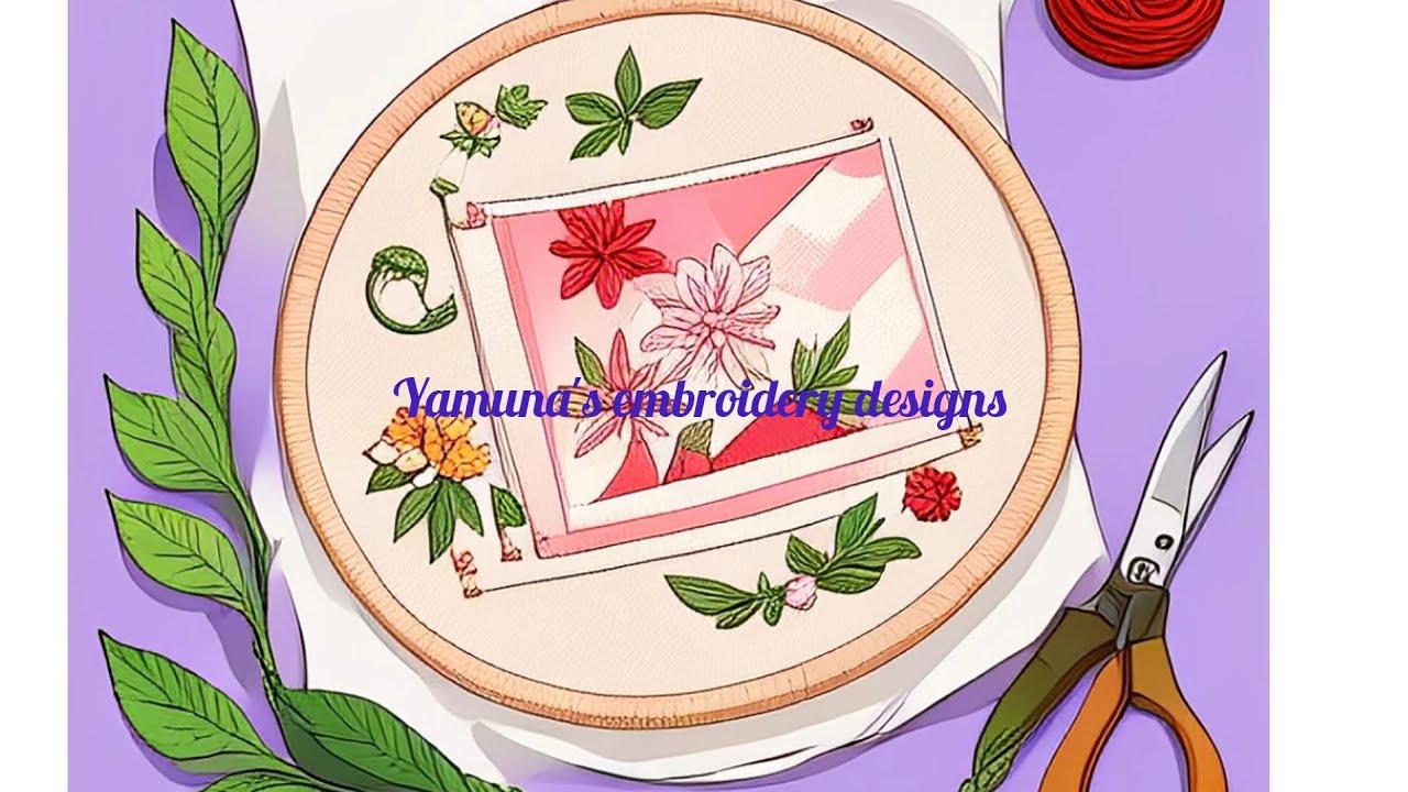 Latest method for embroidery designs in zigzag option 