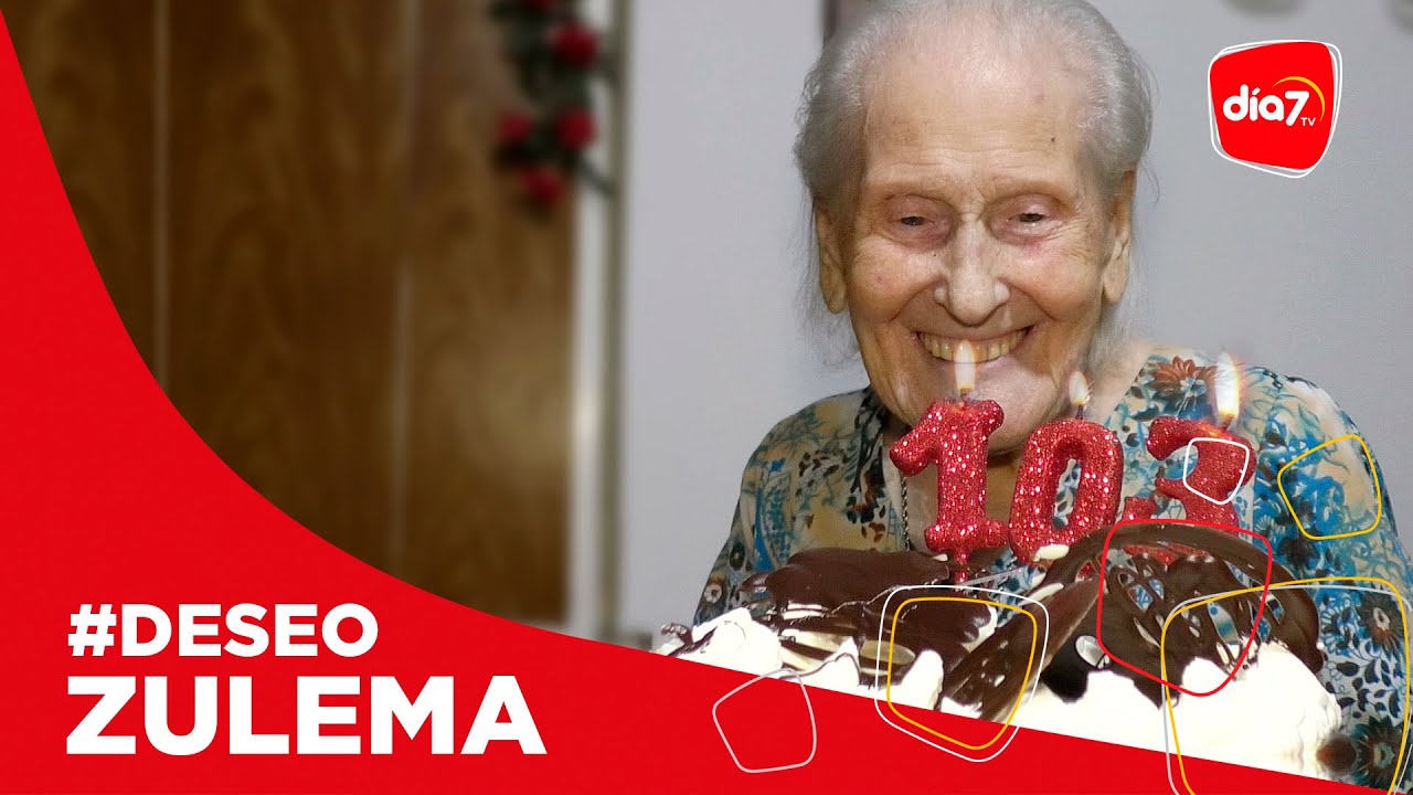 ZULEMA TIENE UNA MISIÓN PARA SUS 105 AÑOS