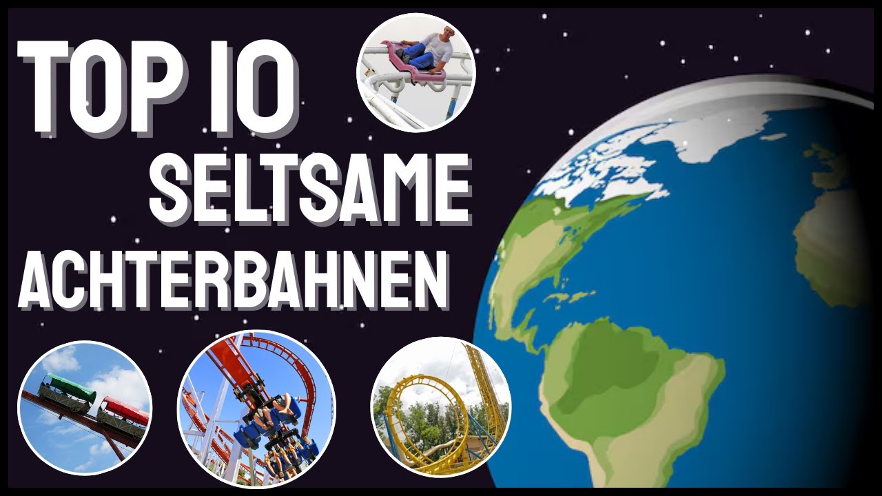 🎢 Top 10 seltsame Achterbahnen von denen du noch nie gehört hast!