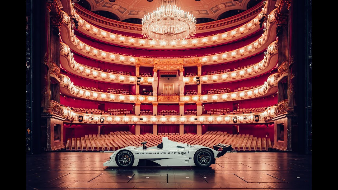 A racing masterpiece, where it really belongs. The BMW Art Car V12 LMR Jenny Holzer.