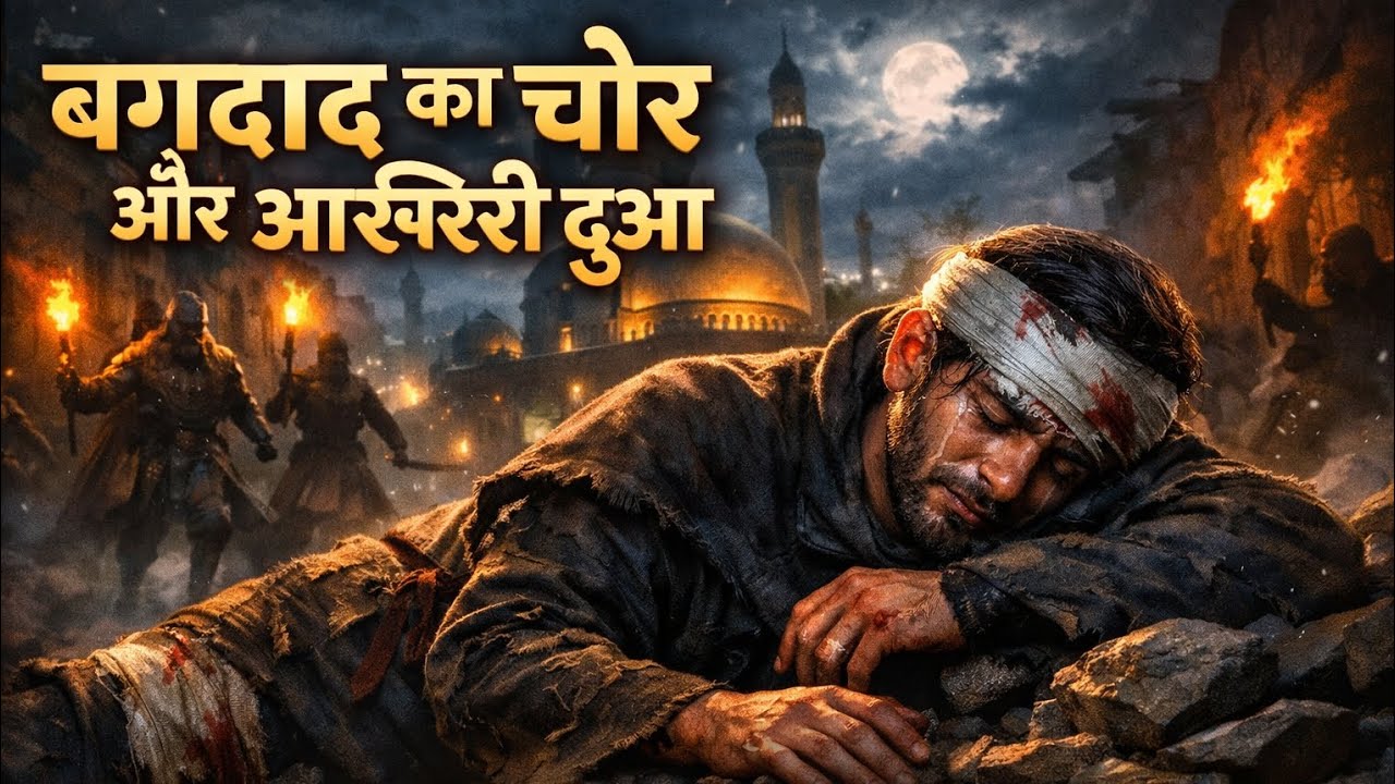 बग़दाद का चोर और आख़िरी दुआ | आख़िरी साँस में तौबा की कहानी | Heart Touching Islamic Story#viral 