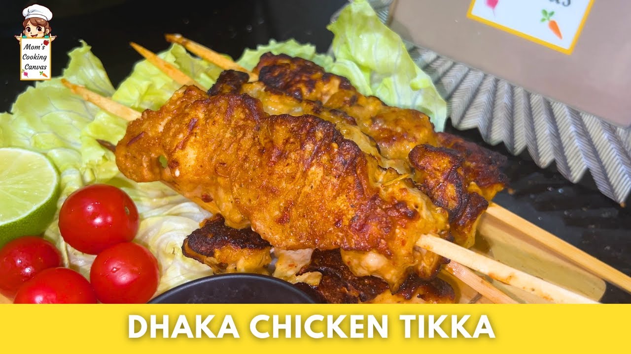 Dhaka Chicken Tikka at Home | Restaurant-Style Skewered Chicken