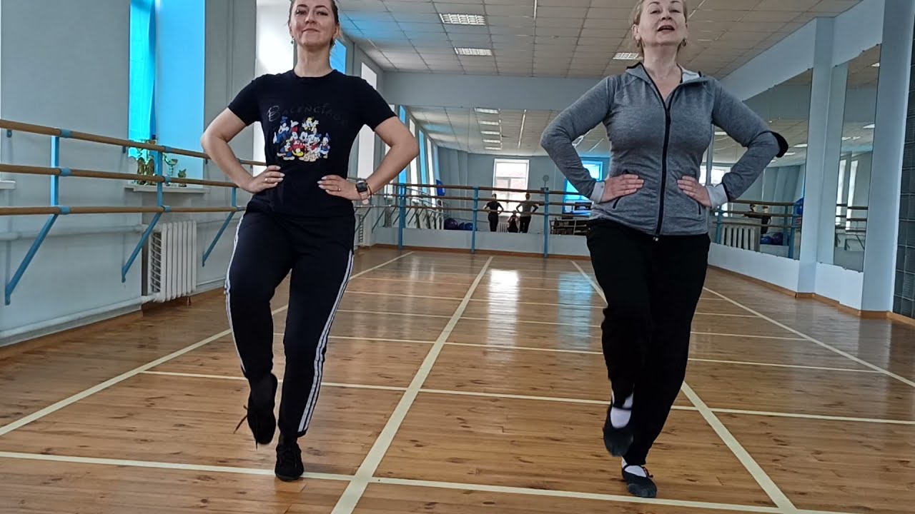 вивчення рухів для діточок підготовчих та молодших груп. (крок-підскок, боковий приставний, плетінка