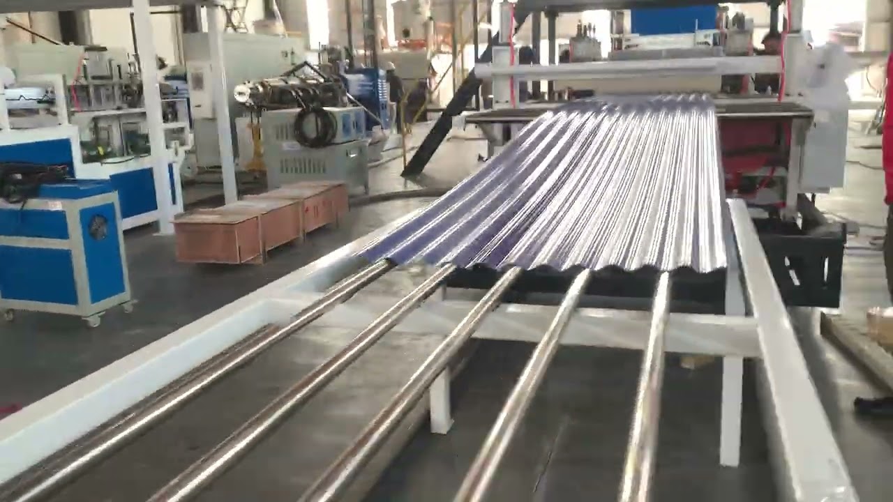 PVC Glazed Roof Tile Production Line