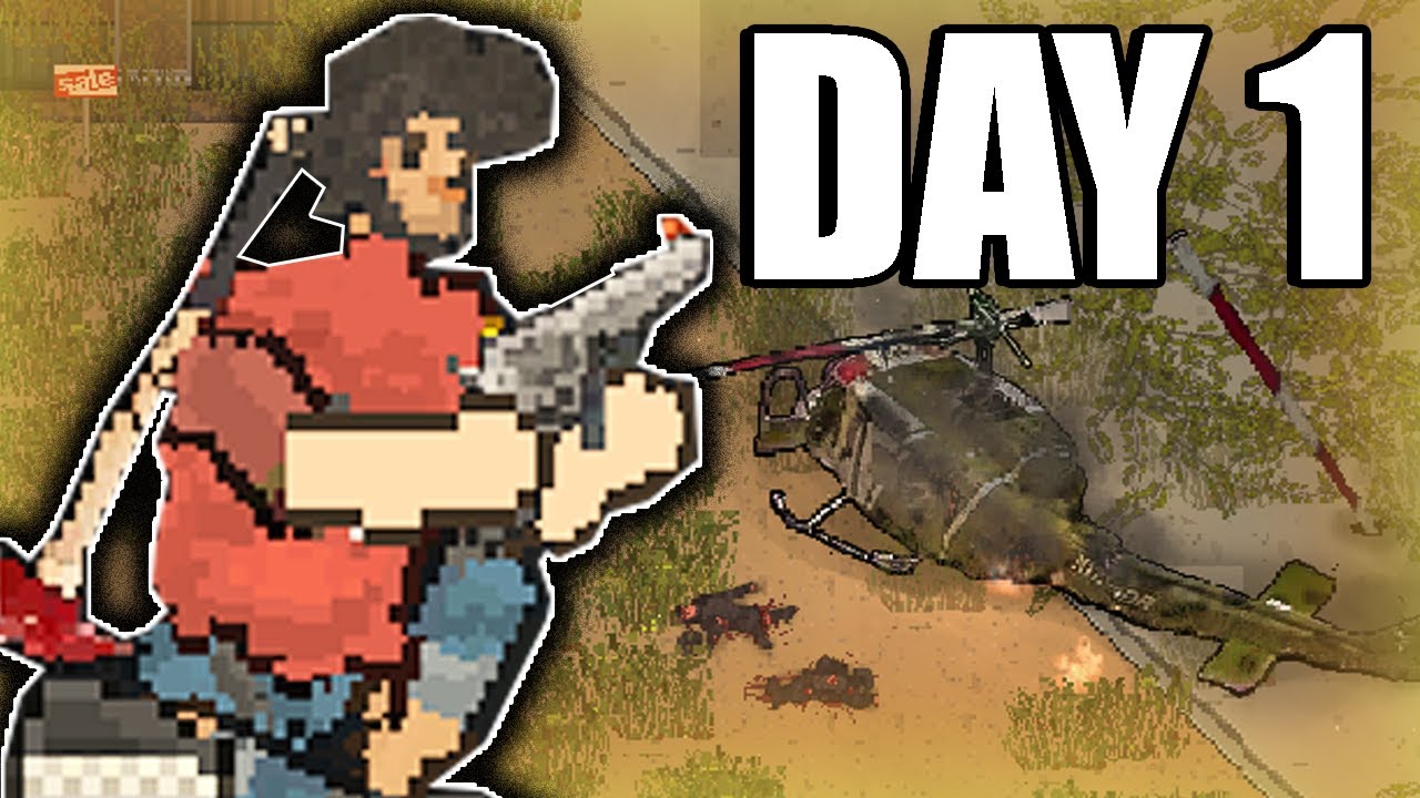 Can I Survive This Pixel APOCALYPSE?? | ZED ZONE Day 1 Survival