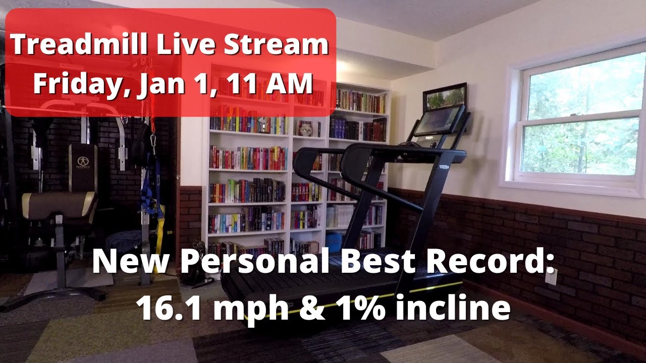 16.1 mph (25.91 km/h) Treadmill Live Stream: Personal Best Record