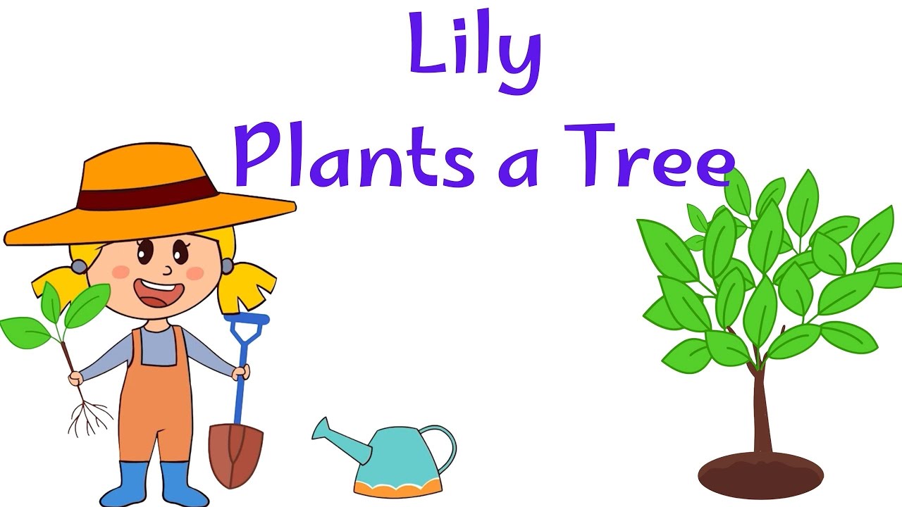 Lily Plants a Tree 🌱🌸