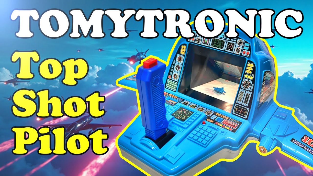 Разборка и игра с Tomy Top Shot Pilot 1988 года