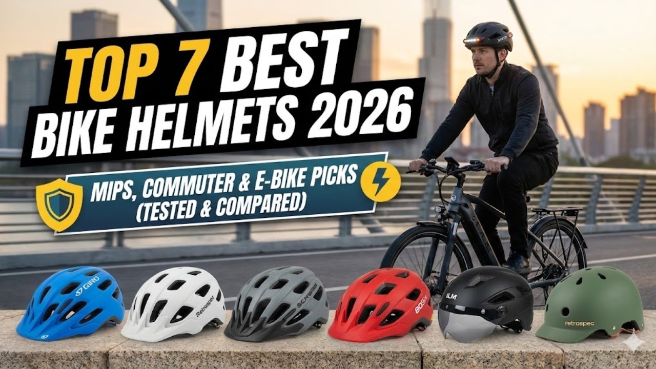 Top 7 Best Bike Helmets 2026 – MIPS, Commuter & E-Bike Picks (Tested & Compared)