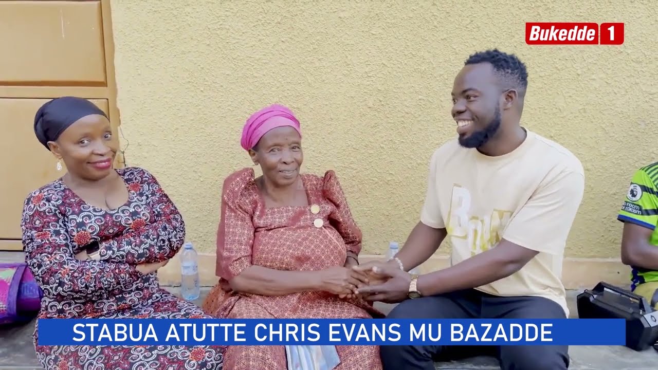 Laba ekibaddewo nga Chris Evans akyaala mu bazadde ba Stabua Natooro.