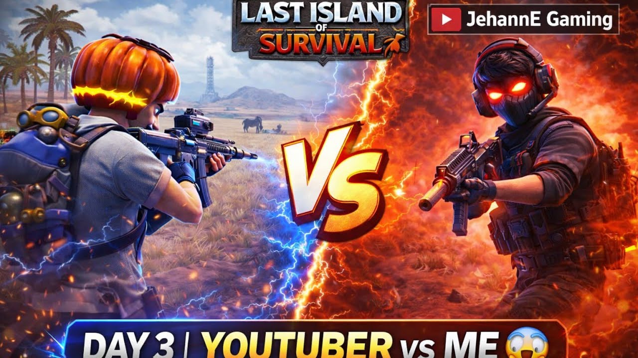 LIOS Day 3 😱 Unexpected Fight With JehannE Gaming | Last Island of Survival