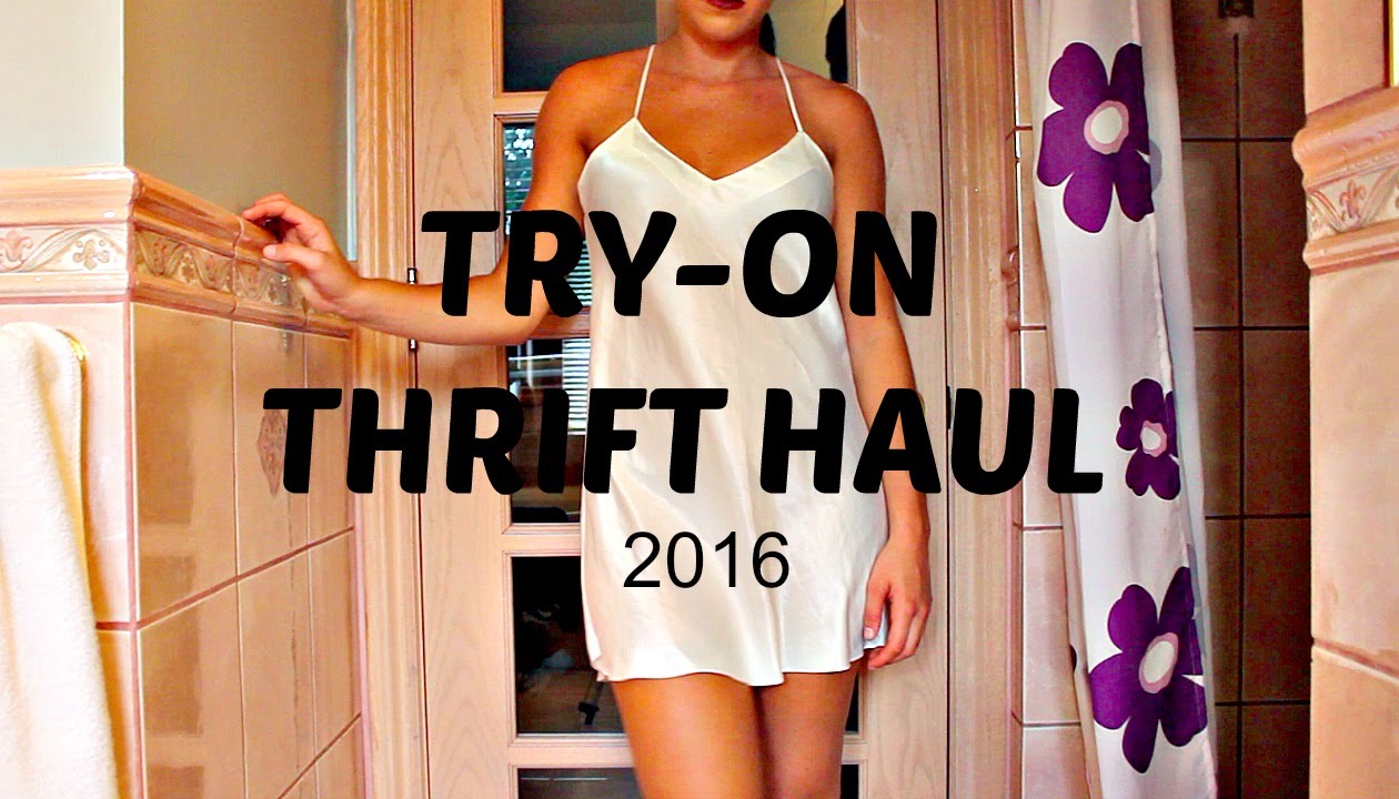 END OF SUMMER TRY-ON THRIFT HAUL | 2016