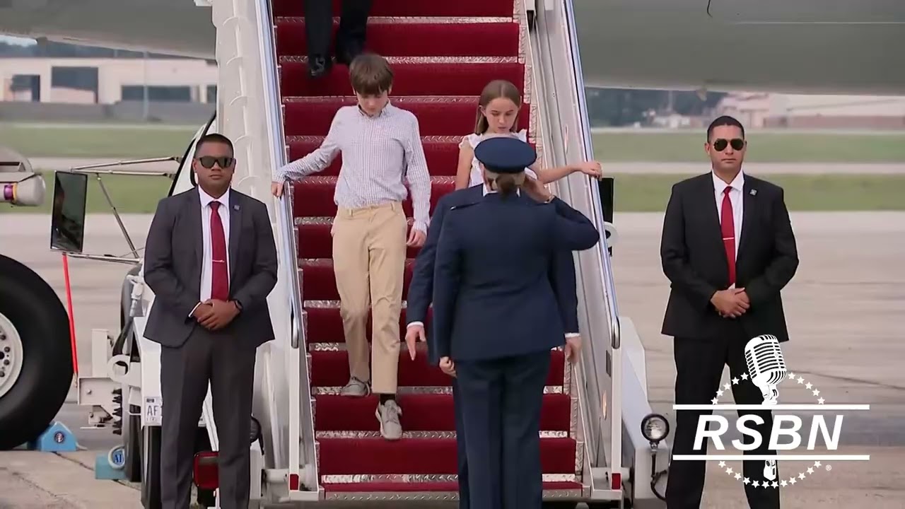 WATCH: President Trump Lands at Joint Base Andrews After Scotland Trip - 7/29/25