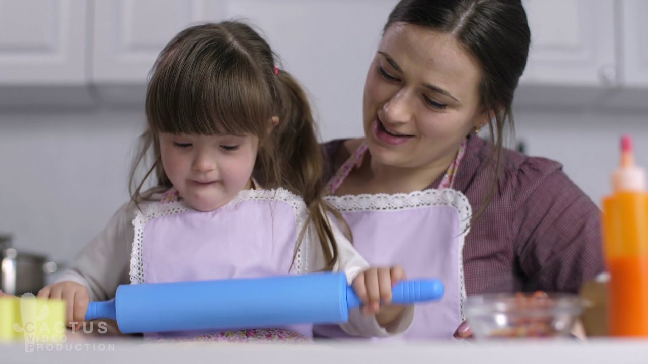 Cooking with mom