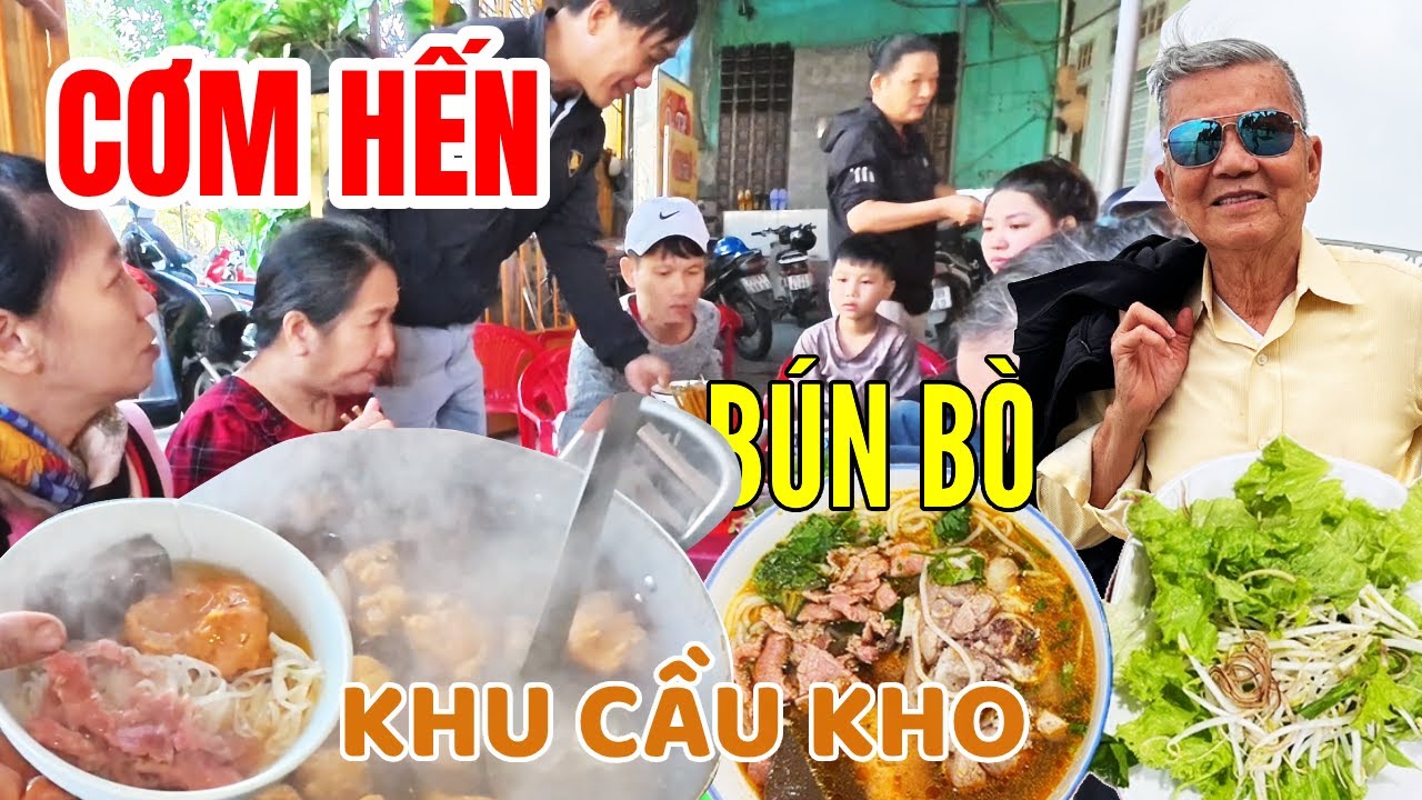 Nhiều người khu Cầu Kho - Hồ Tịnh Tâm hân hoan ngon miệng với món Huế từ tấm lòng anh Thìn Nguyễn