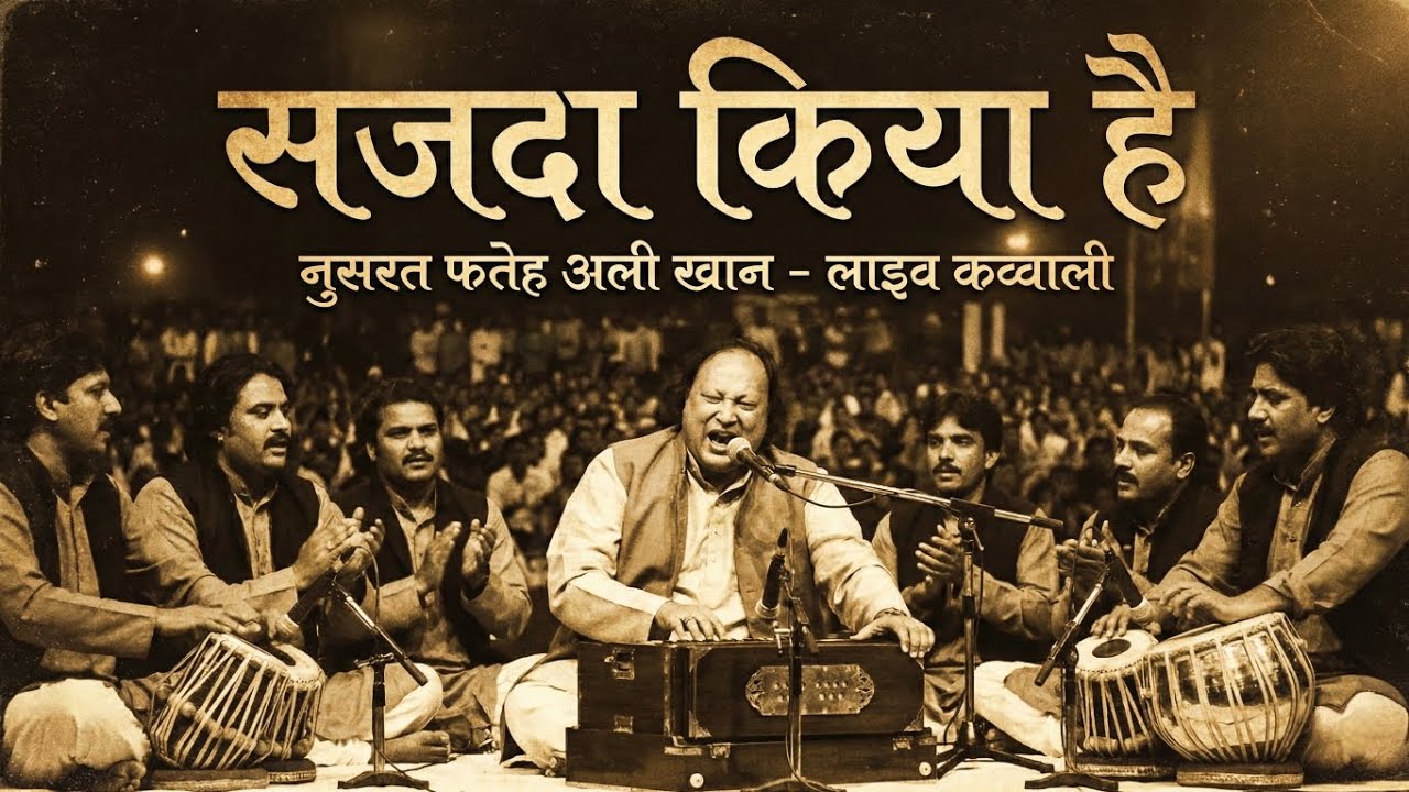 सजदा किया है | नुसरत फ़तेह अली खान | Maine Pee Hai Ishq Wali | Best Sufi Qawwali
